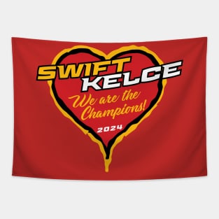 Swift Kelce - We Are The Champions Tapestry