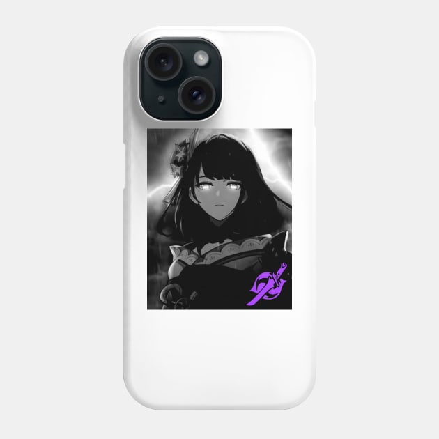 Genshin Impact Raiden Shogun Noir Phone Case by HoyoStan