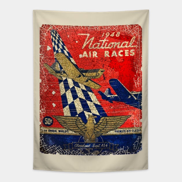 National Air Race Tapestry by Midcenturydave