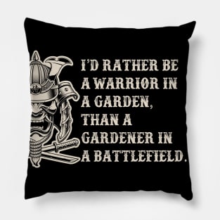 Warrior Code Pillow