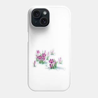 January 24th birthday flower Phone Case