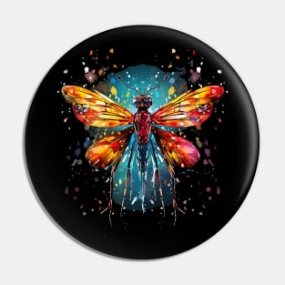 Mosquito Rainbow Pin