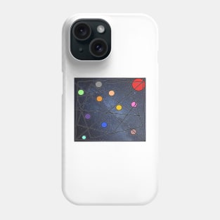 ABSTRACT SOLAR SYSTEM FROM THE UNIVERSE Phone Case