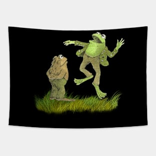 Frog and toad forever Tapestry