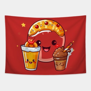 Donut kawaii  junk food T-Shirt cute  funny Tapestry