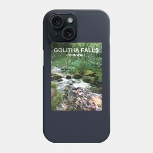 Golitha Falls Liskeard Cornwall. Cornish gift. Travel poster Phone Case