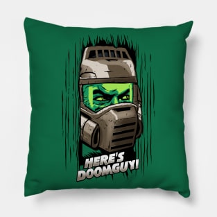 Here's Doomguy! Pillow