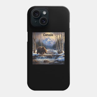 Canada Grizzly . Phone Case