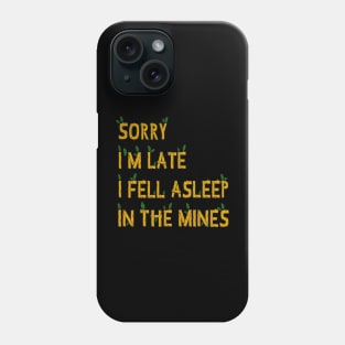 Stardew Valley Asleep in the mines Pelican Town Phone Case