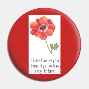 If I had a flower Pin