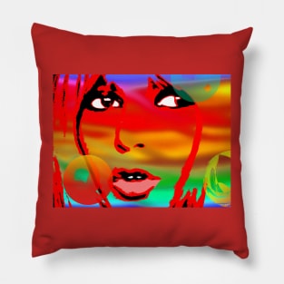 Bardot Painted Pillow