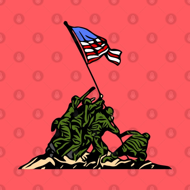 Iwo Jima Memorial by KayBee Gift Shop