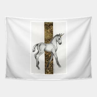 baby unicorn Tapestry