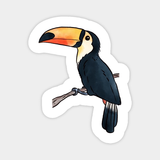 Toucan Magnet by Brittany Hefren