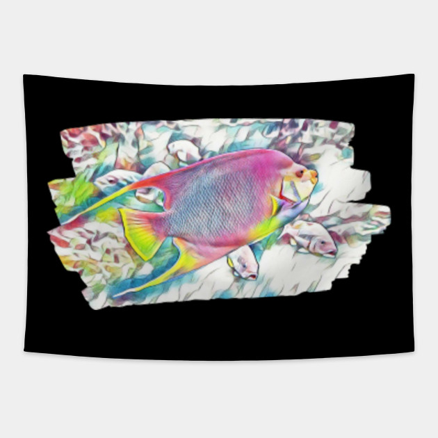 Colorful Fish Art Painting Tuna Eel Gill Goldfish Catfish