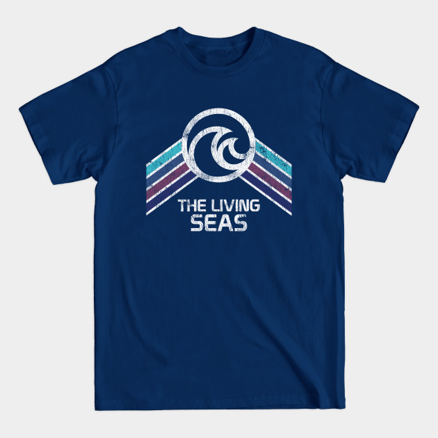 Disover The Living Seas Epcot Center Vintage Retro Style Retrocot - The Living Seas - T-Shirt