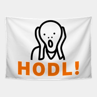 HODL! - Crypto Design BEST SELLER Tapestry