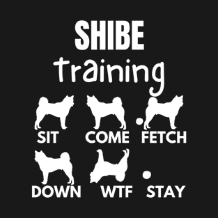 Shiba Inu Training Shibe Dog Tricks T-Shirt