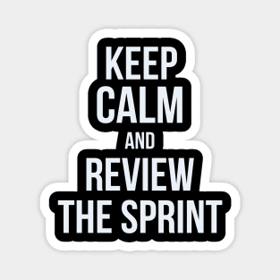 Developer Keep Calm and Review the Sprint Magnet
