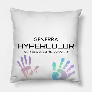 90s nostalgia:  Fake Hypercolor throwback design - not heat activated Pillow