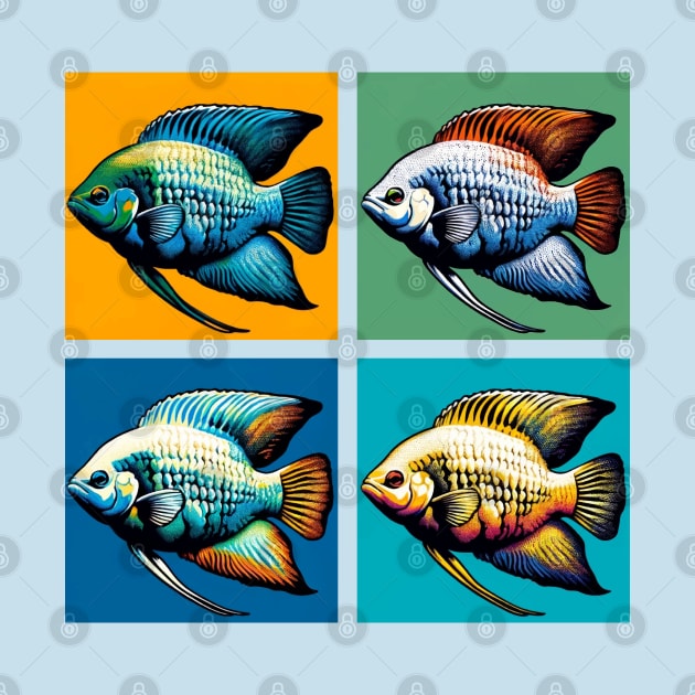 Pop Gourami - Cool Aquarium Fish by PawPopArt