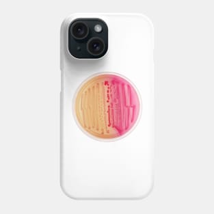 Bacterial Culture in Petri Dish Phone Case