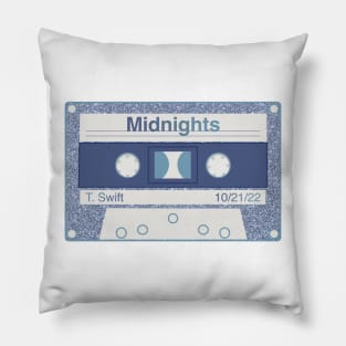 Midnights Cassette Tape Pillow