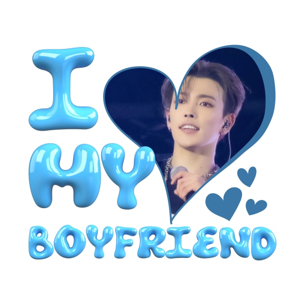 Kpop Ateez I love My Boyfriend HongJoong by StarBunnyDesigns