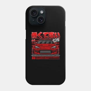 JDM TOYOTA GT 86 (RED) Phone Case