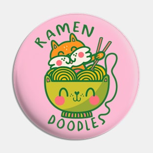 DOGGY RAMEN DOODLES Pin