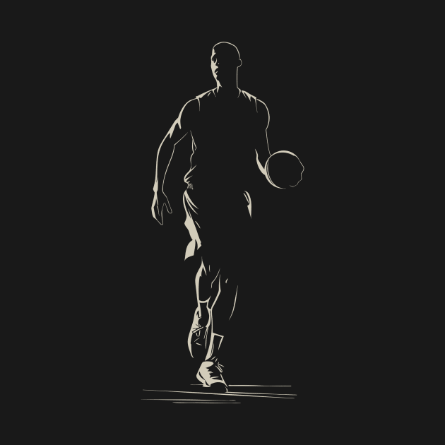 Slam Dunk Sensation: Basketball Player Art for Fans & Athletes by VectorAD