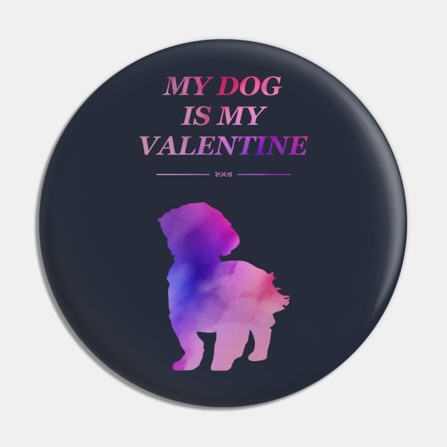 Love My Dog Pin by Masahiro Lab