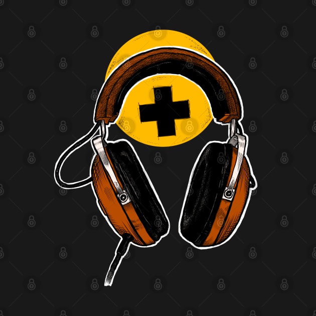 Headphones Orange by schem4tics