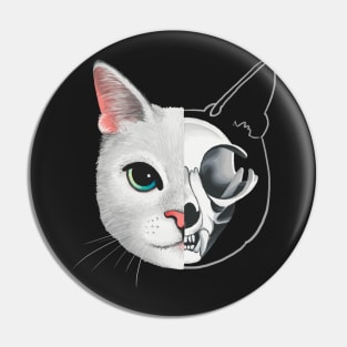 Schrödinger's Cat Pin