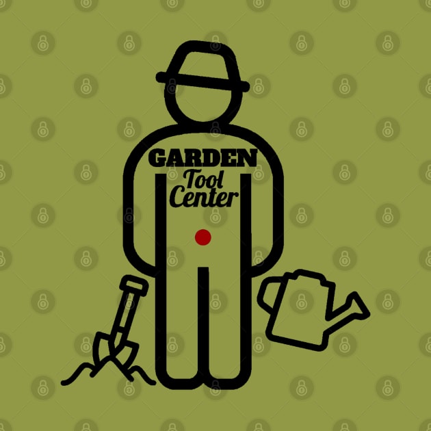 Garden Tool man by ToolCenterTshirts