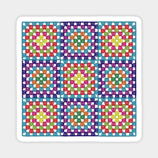 Granny Squares Magnet