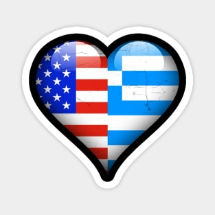 Half American Half Greek - Gift for Greek From Greece Magnet