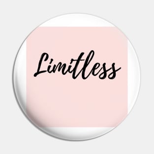 Limitless - Motivational one word Pin