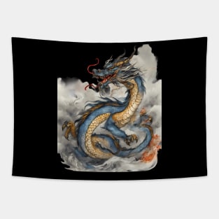 Wood Dragon Tapestry