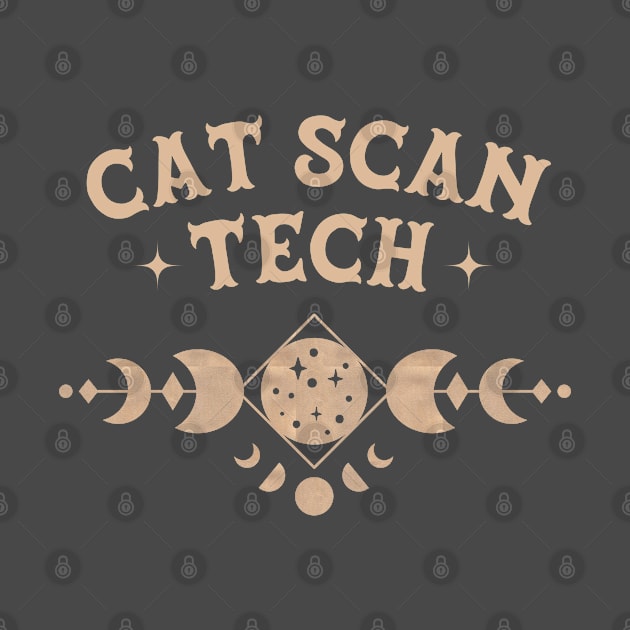 CAT Scan Tech - Boho Colored Moon Phase Design by best-vibes-only