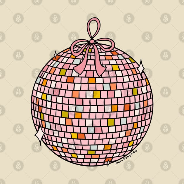 Bow Disco Ball by Doodle by Meg