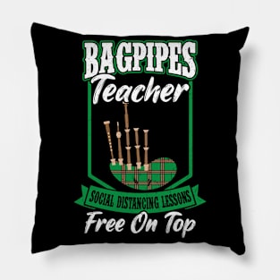 Bagpipes Teacher - Bagpiper Pillow