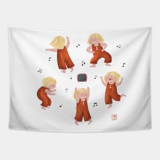 Dancing girl Tapestry