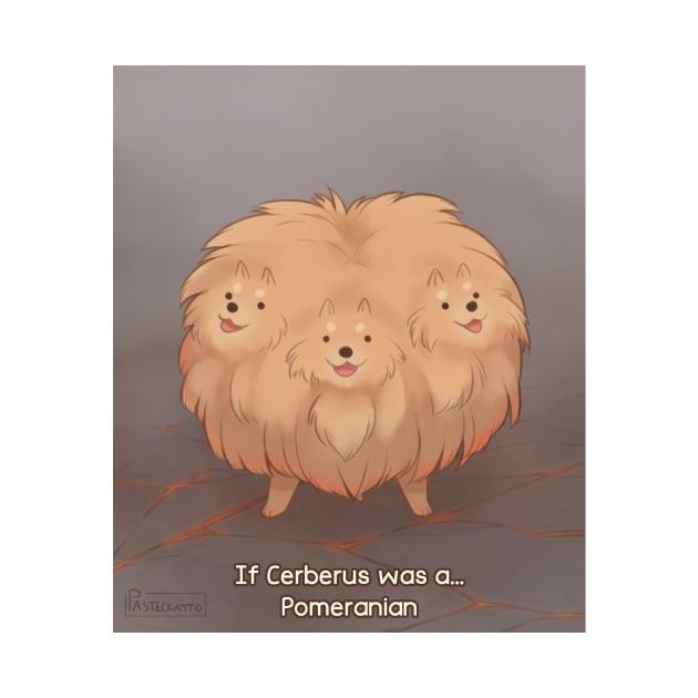 If Cerberus was a Pomeranian by Pastelkatto