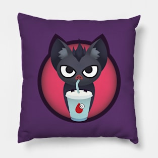 Bat Drinking Blood Pillow