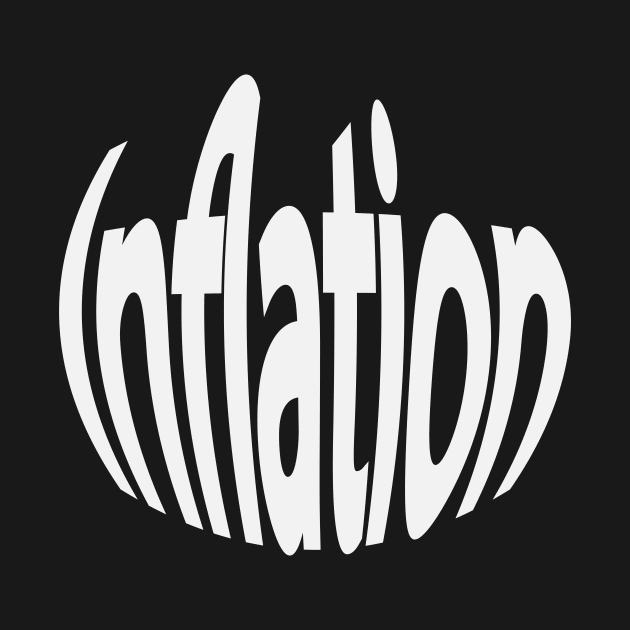 Inflation inflate text artwork by DinaShalash