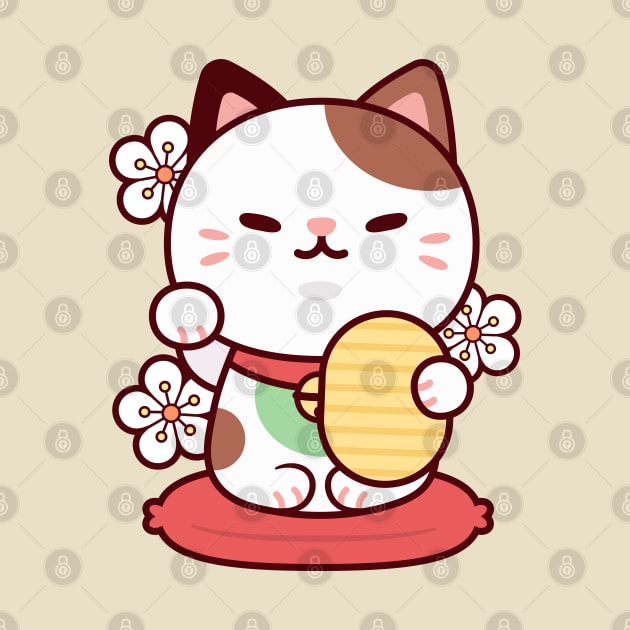 Maneki Cat Kawaii by kudasai