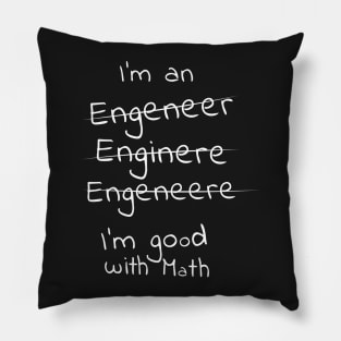 Mechanical Engineer Funny T-Shirt Pillow