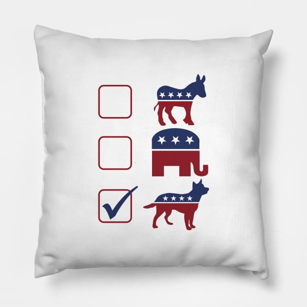 Vote Dogs Pillow by Venus Complete