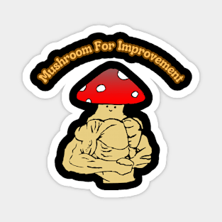 Buff Mushroom Bodybuilding Magnet